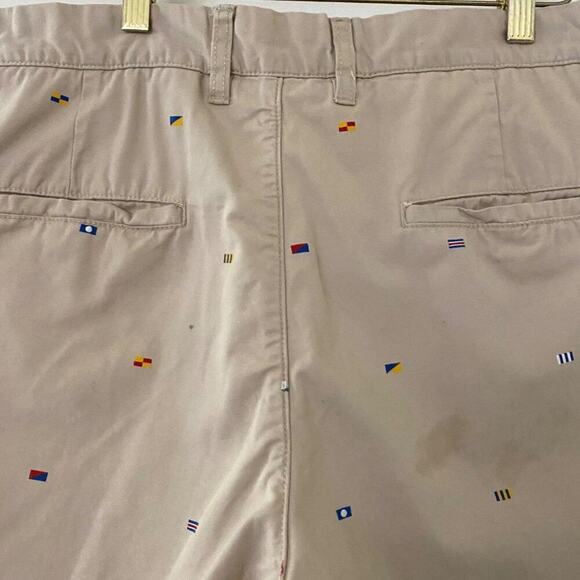 H&M sz 34‎ tan Perm Press Shorts with pockets - Picture 5 of 9